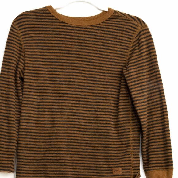 Gap Kids Striped Long Sleeve Crew Neck Shirt - Picture 4 of 8